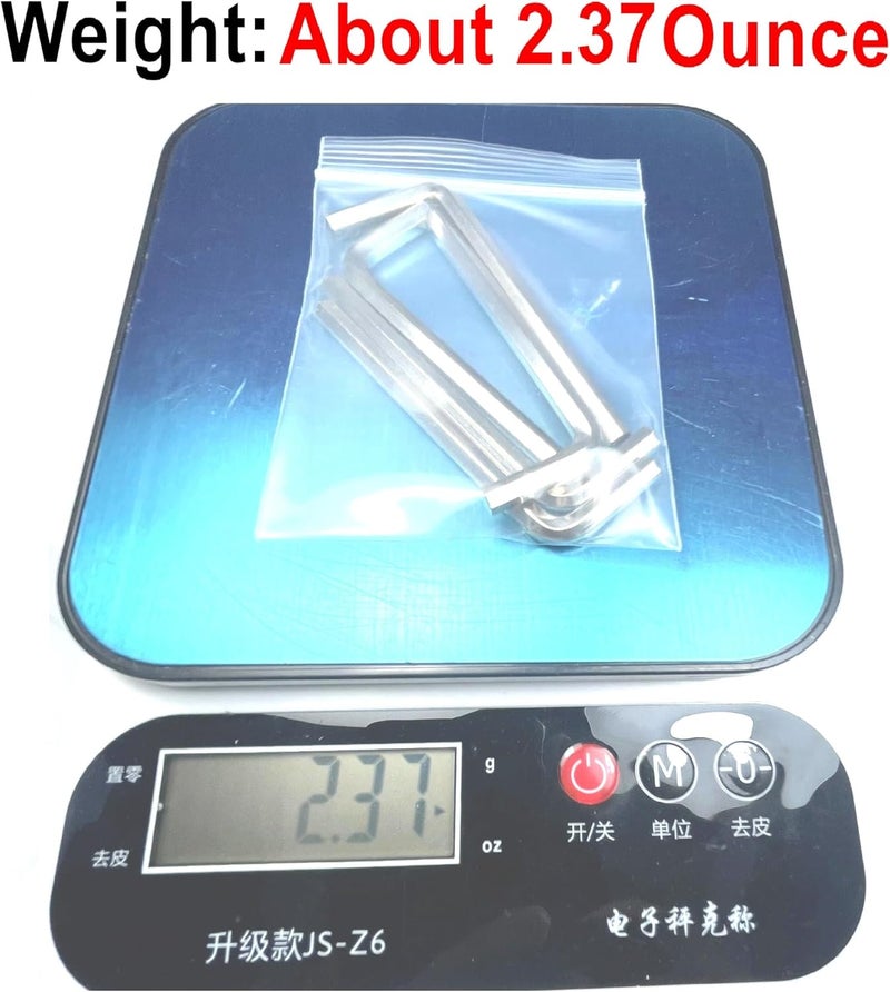 ZDingTech 5pcs 3/16 Allen Wrench sets,3/16" Hex Key Wrench set,allen key Door Key L Shaped hex wrench set with Long Arm. - Image 4